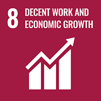 8：Decent Work and Economic Growth.