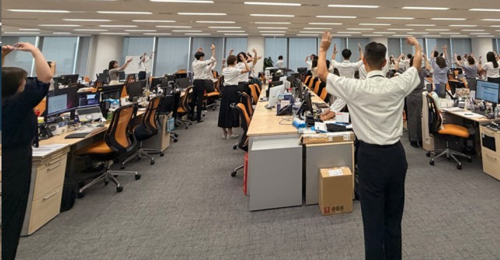 NHKでOBCのラジオ体操紹介